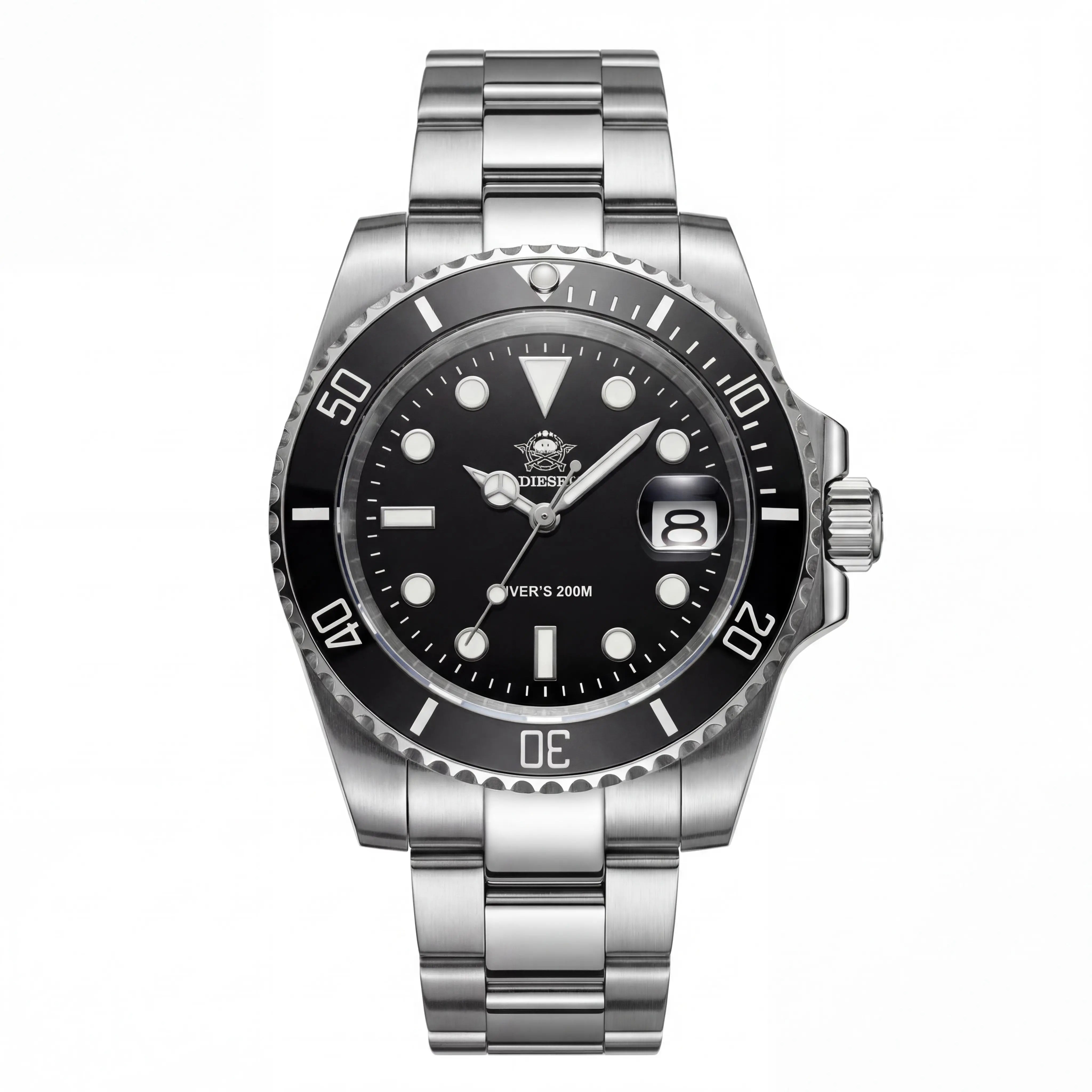 Raxton Deep Sovereign | Black Bezel Steel