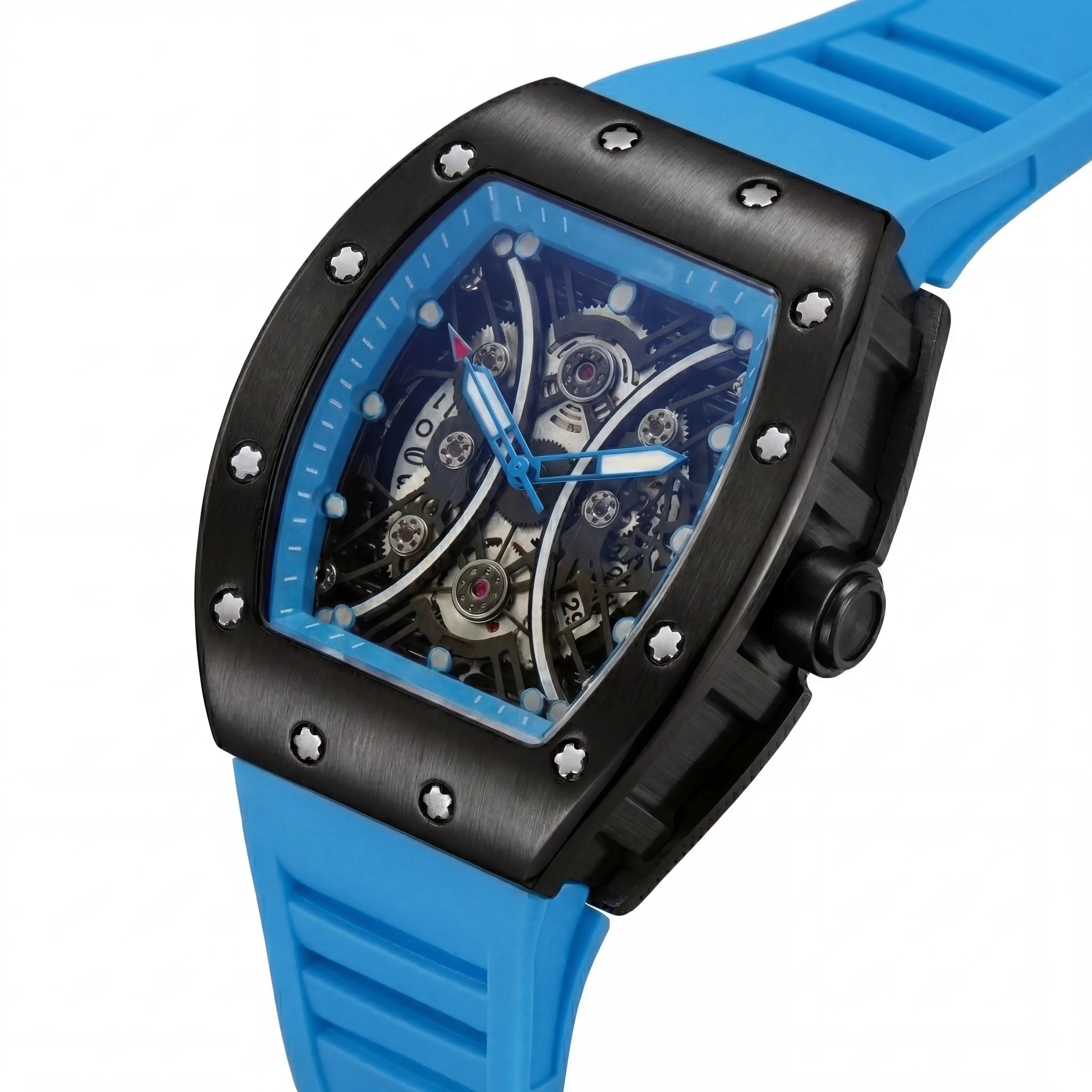Raxton Velocity X Pro | Black & Electric Blue Skeleton