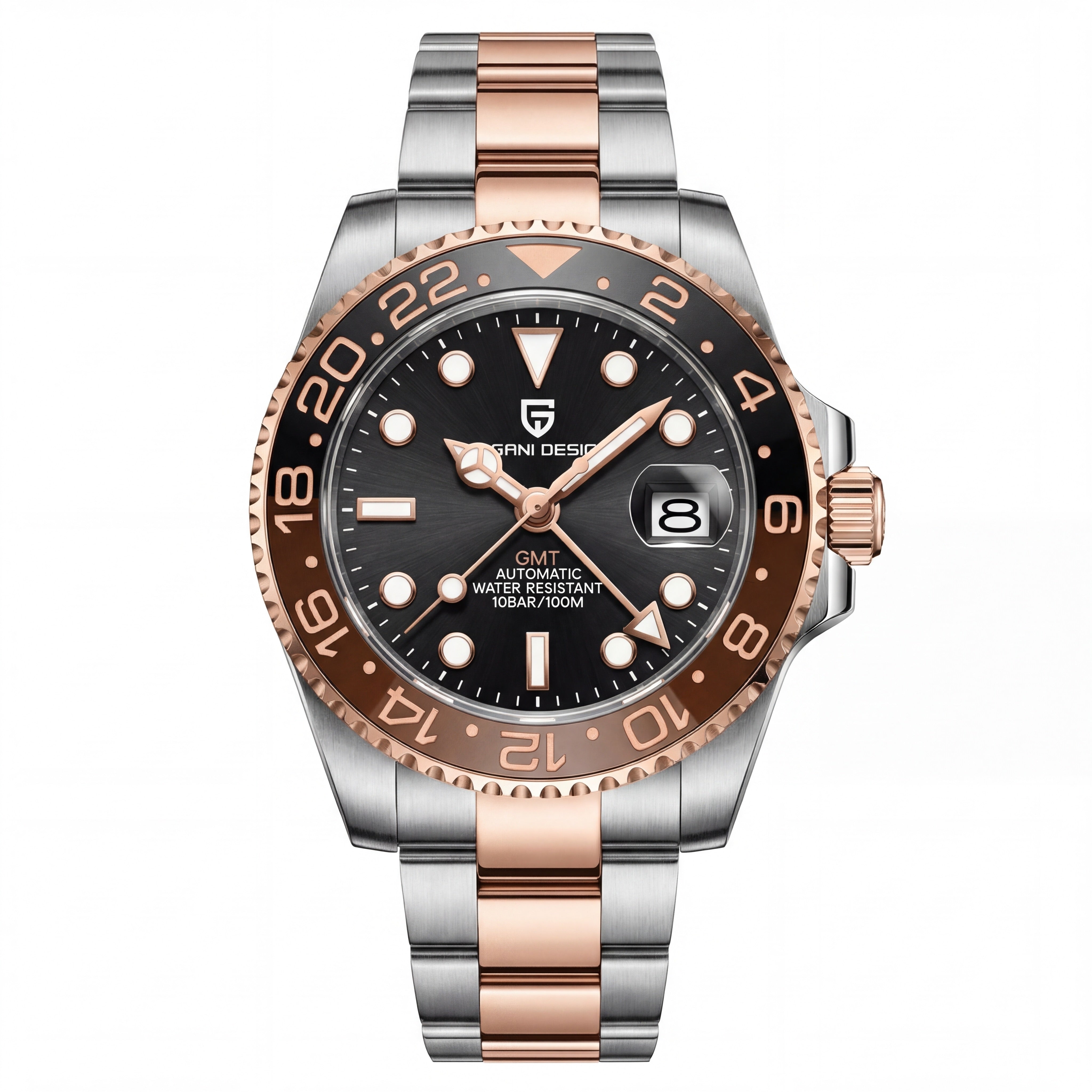 Raxton GMT Sovereign 40mm | Root Beer Two-Tone Edition