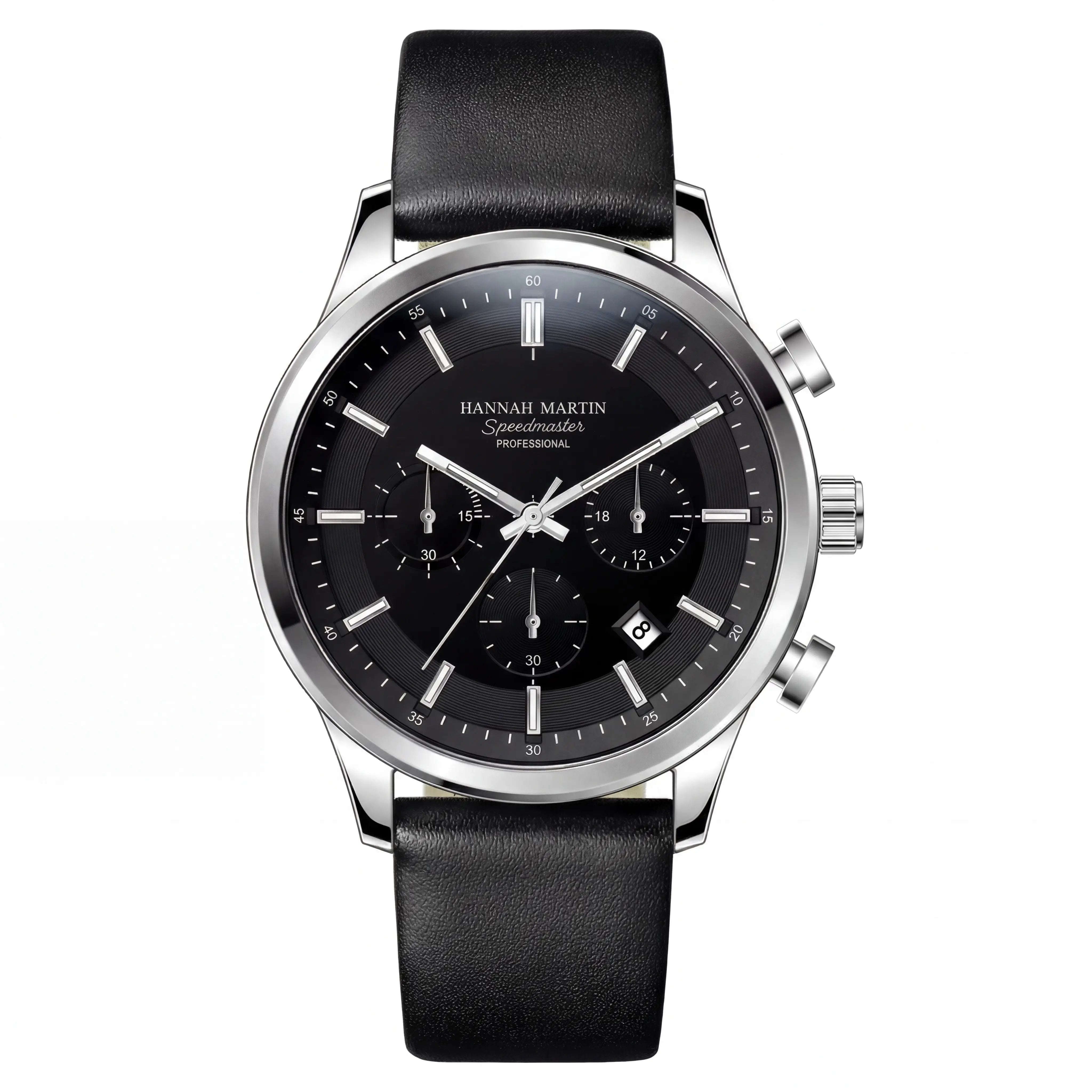 Raxton Chronograph | Executive Silver Black