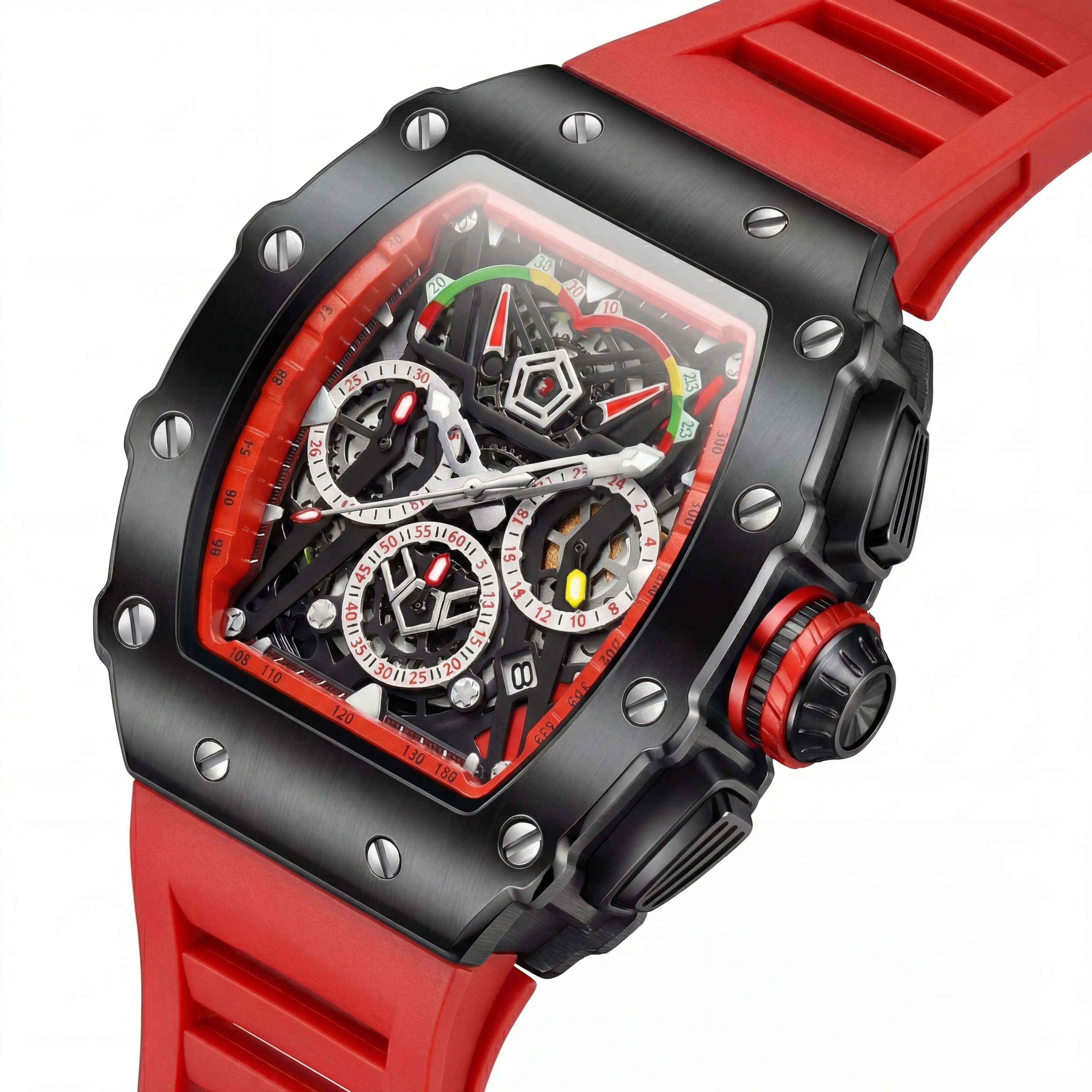 Raxton Surge Phantom | Black Forge Racing Red Skeleton